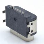 Vodotesný konektor USB Type-C 6P IPX7 pre strednú montáž